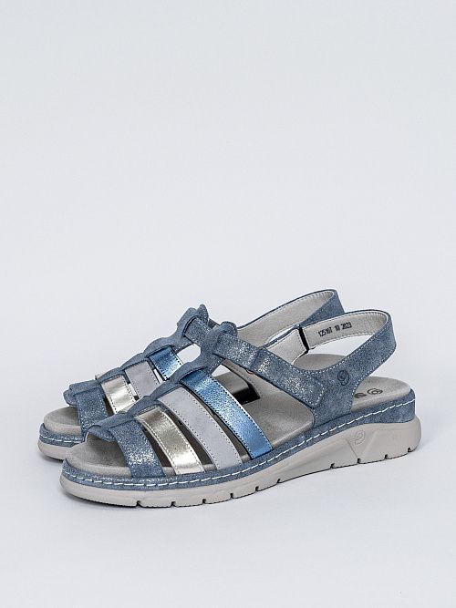 Mostar 12516T-7022,1L62,3166,0503 Босоножки женские синий Suave 