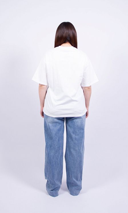 3302 Футболка женская белый NAVI 