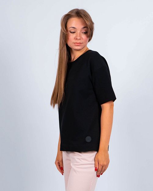 ЕВТ3203/1 Футболка женская хлопок черный VERY NEAT 