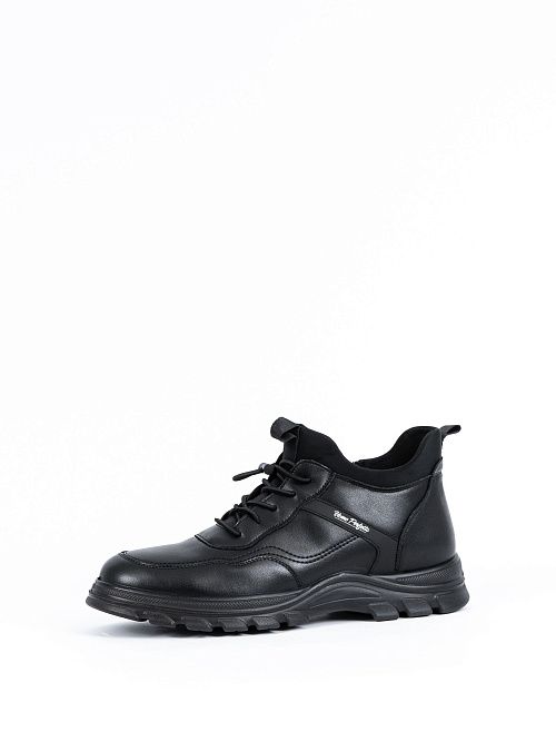 LM023-010 Ботинки мужские черный Baden 