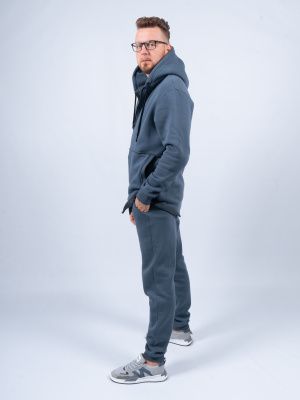 JM001 Костюм спортивный мужской синий J-MAR
