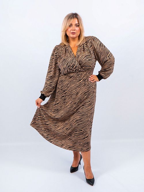 Хилтон Платье женское бежевый ZAR STYLE 