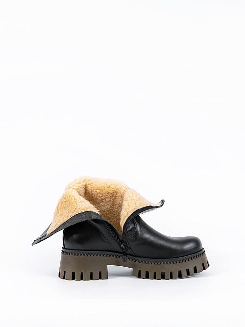 F1F2 3V381-75U08 Полусапоги женские черный Francesco Donni 