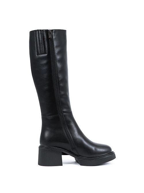 MKW23-BWLM3-216A(W) Сапоги женские черный Covani 