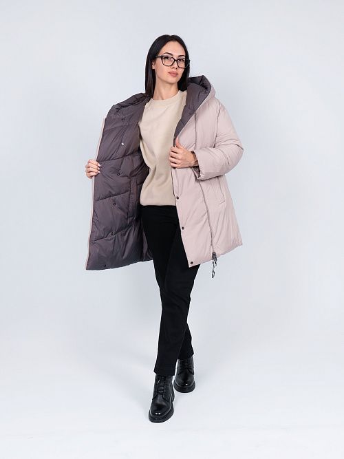 78157/2 Пальто женское коричневый Baimuni 