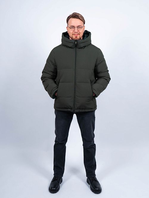 MWD4860I-М460 Куртка мужская двухстороняя синий/зеленый ICEbear 