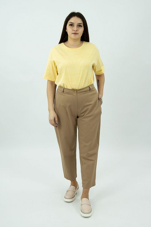 Y233019/Y239317 Брюки женские бежевый MIRA MIA 