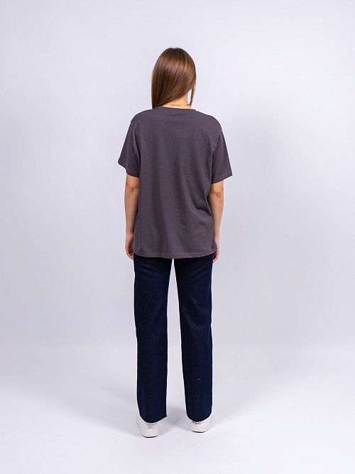 5155 Футболка женская серый SELF 