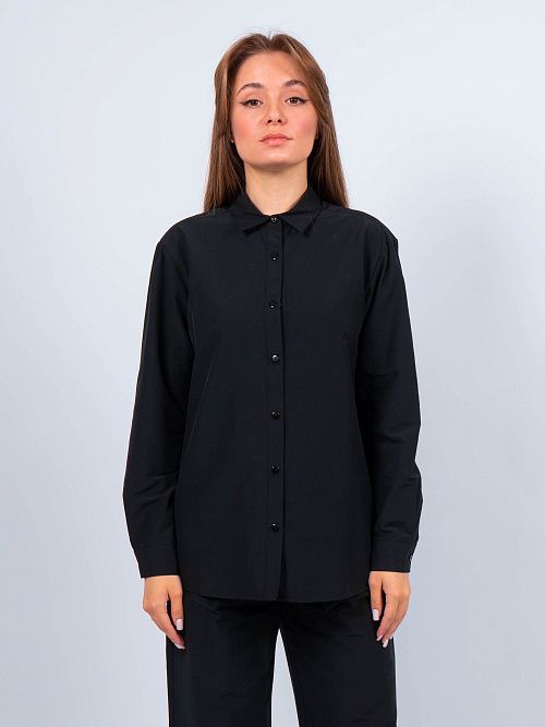 ЕТ30008 Рубашка женская черная VERY NEAT 
