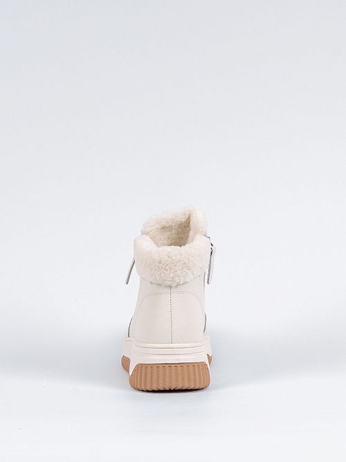 RQ421-020 Ботинки женские молочный Baden 