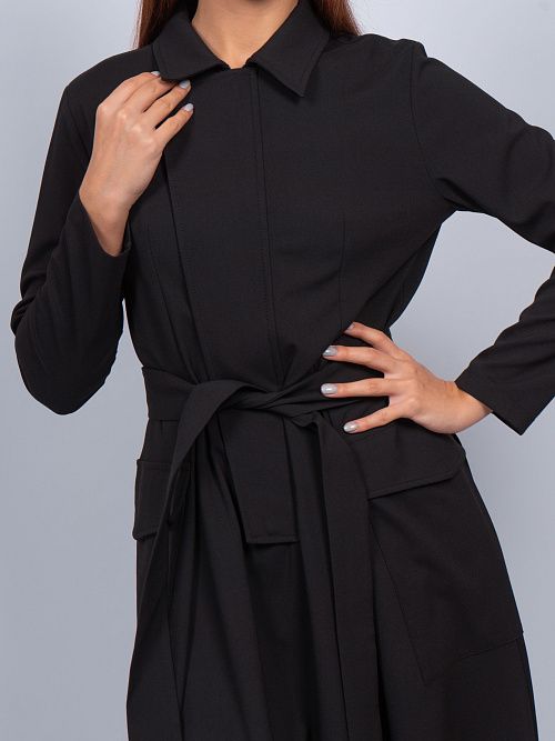 246011 Платье женское черный MIRA MIA 