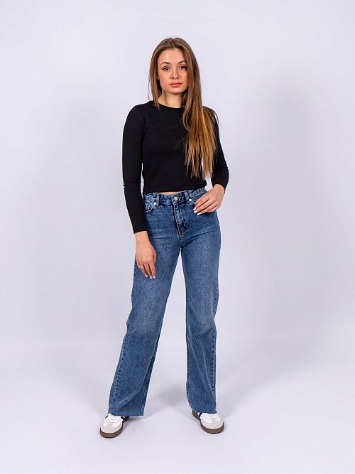 9560 Джинсы женские синий GIRL 