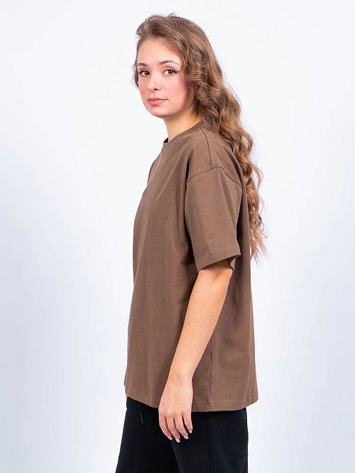 AR005 Футболка оверсайз коричневый 365 