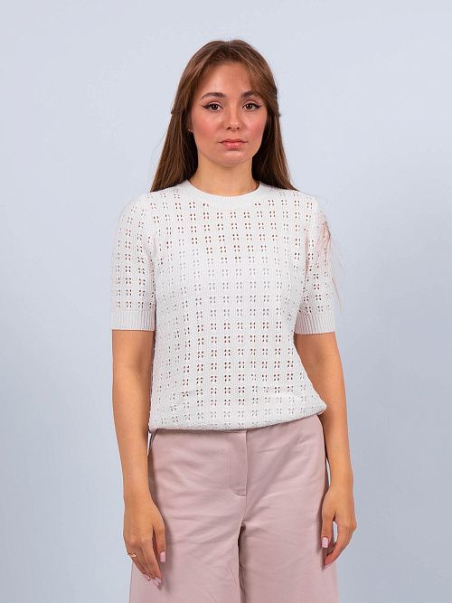 ЕВ30155/1 Джемпер женский молочный VERY NEAT 