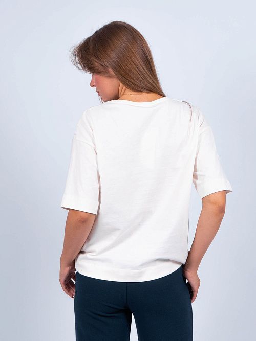 ЕВТ3240/ Футболка женская сливочный VERY NEAT 