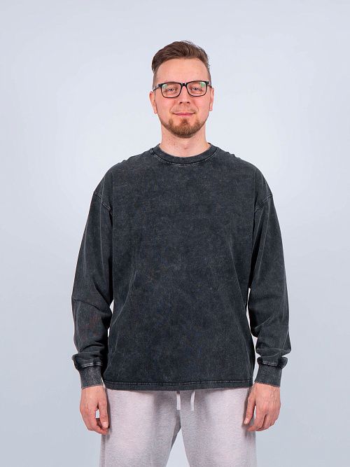 2188/7 Лонгслив черный 365 