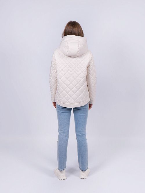 5268-003 Куртка женская молочный ICEBEAR 