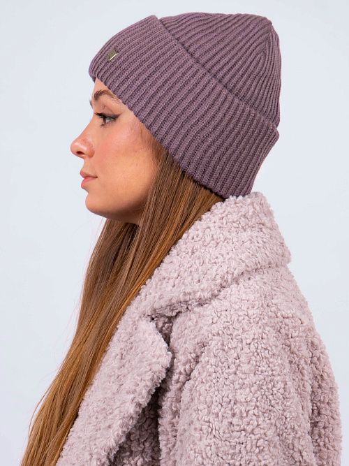 ЗЕТА Шапка женская темно-сиреневый MISKORKI 