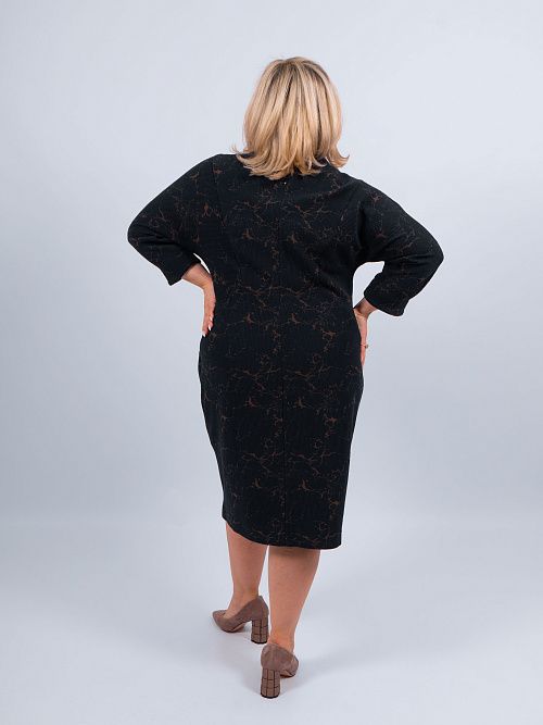 34-010321-1792-40 Платье Лола синий КЛЮКVА 