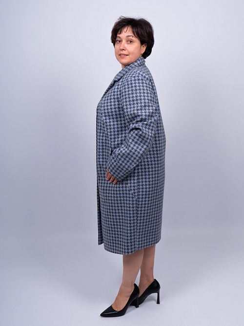 Пальто Богема женская синий ZAR STYLE 