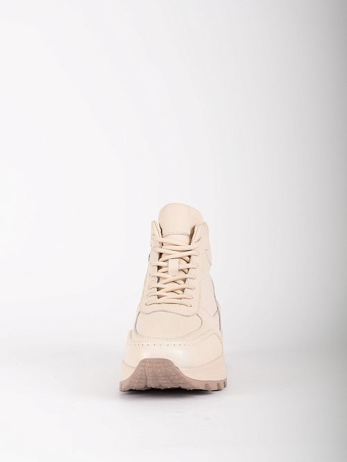 AS567-L181-15ZM Ботинки женские натуральная кожа бежевый 365 