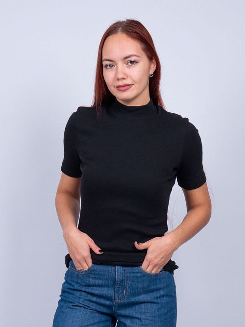 EBT3106 Джемпер женский черный VERY NEAT 