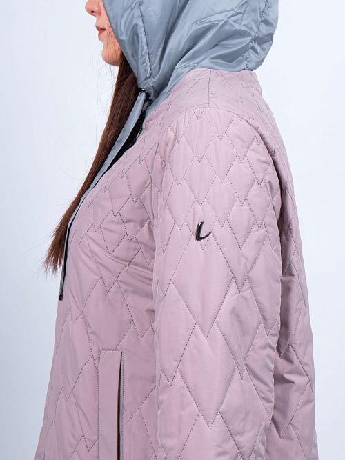 9261 Куртка женская сиреневый ILAMONER 