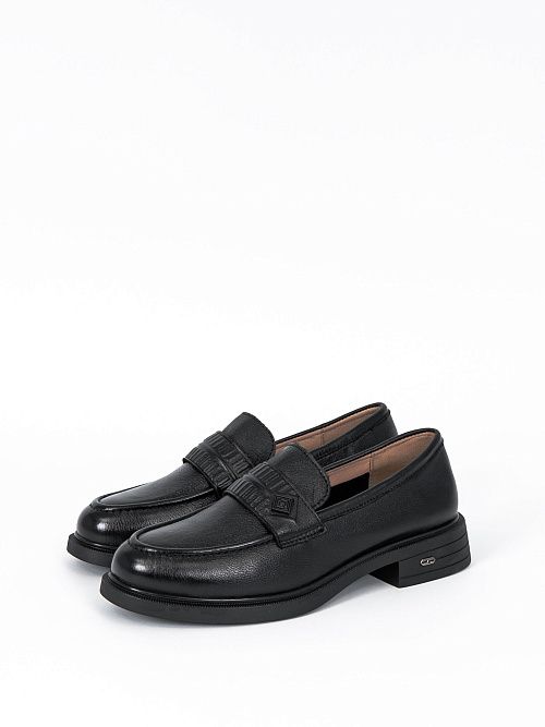 A642-E363-17 Лоферы женские черный 365 