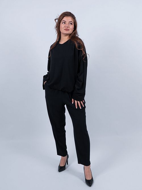 Лиссабон Брюки женские черный ZAR STYLE 