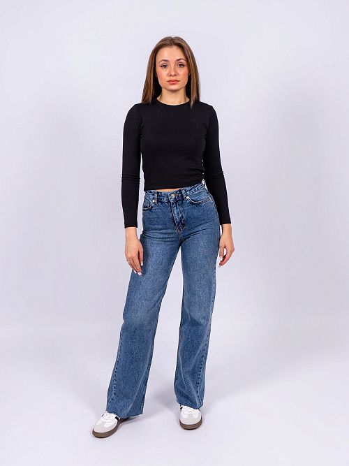 9560 Джинсы женские синий GIRL 