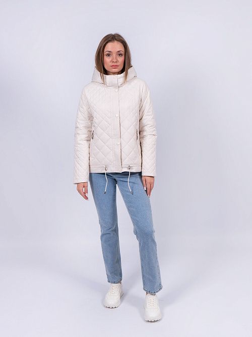 5268-003 Куртка женская молочный ICEBEAR 
