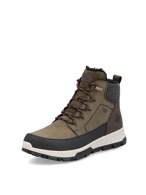 35540/54 Ботинки мужские зеленый Rieker 