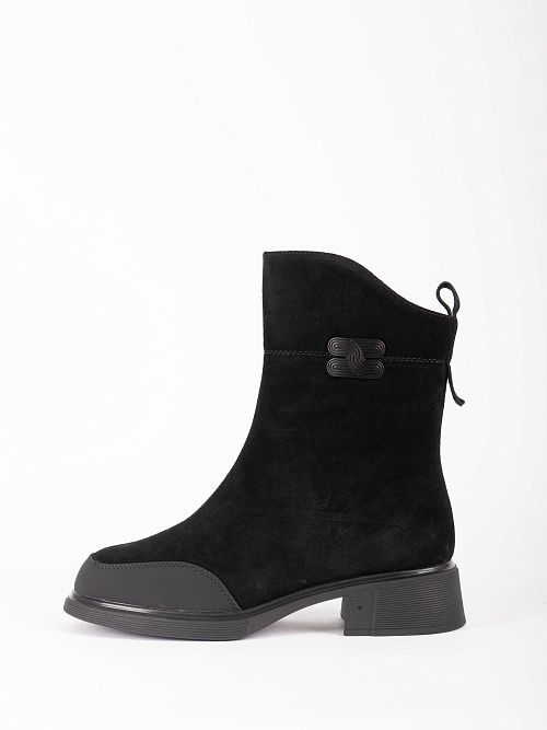 XMG-52610-2A-SW Ботинки женские натуральная кожа черный Madella 