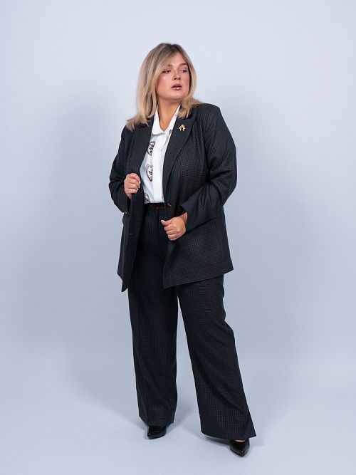 33-030053-1691-67 Пиджак Мадлен женский коричневый КЛЮКVА 