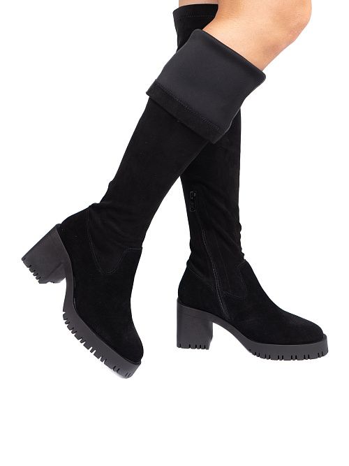 U449-041 Сапоги женские черный Baden 