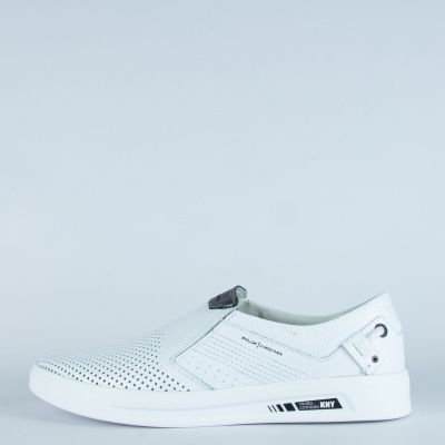 3533 white Слипоны мужские Meridian