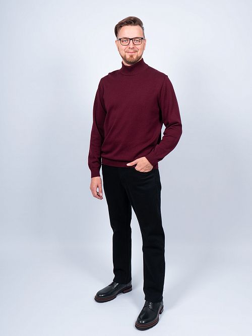 823-0606.O019.Y001.L.P0581 Водолазка мужская бордовый LUXOR 