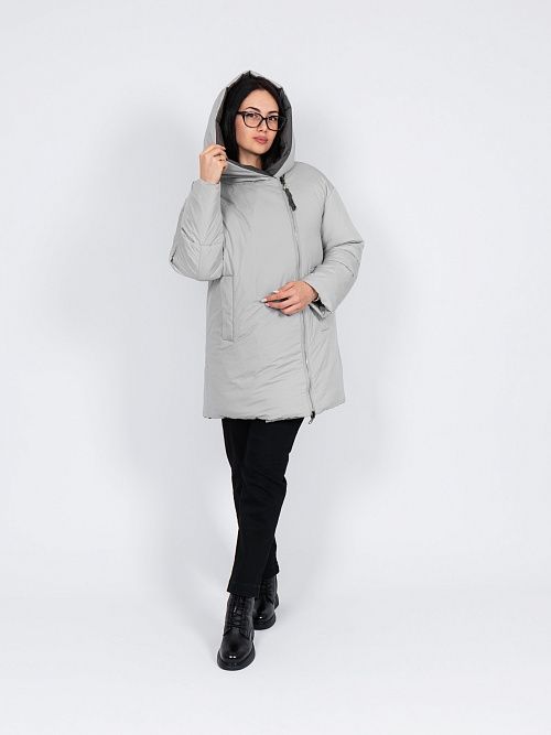 78157/4 Пальто женское зеленый Baimuni 