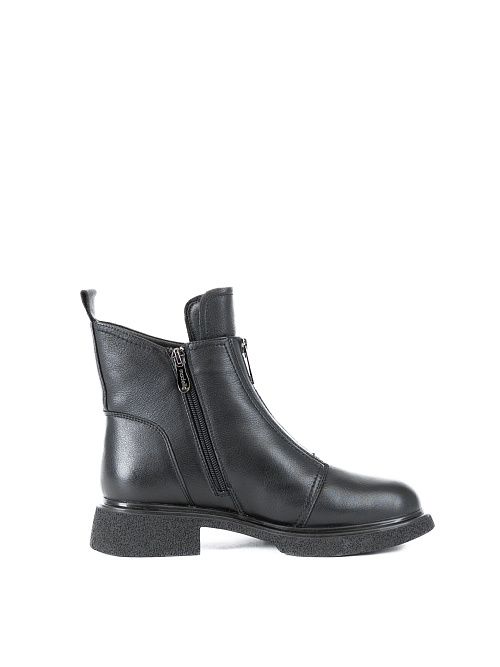 XJU-42197-2A-KW Ботинки женские натуральная кожа черный Madella 