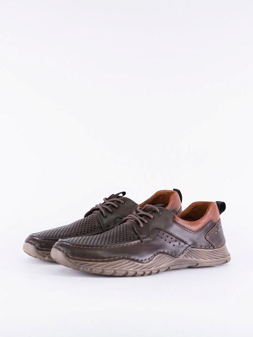 730-141-01-02 Полуботинки мужские коричневый SHOIBERG 