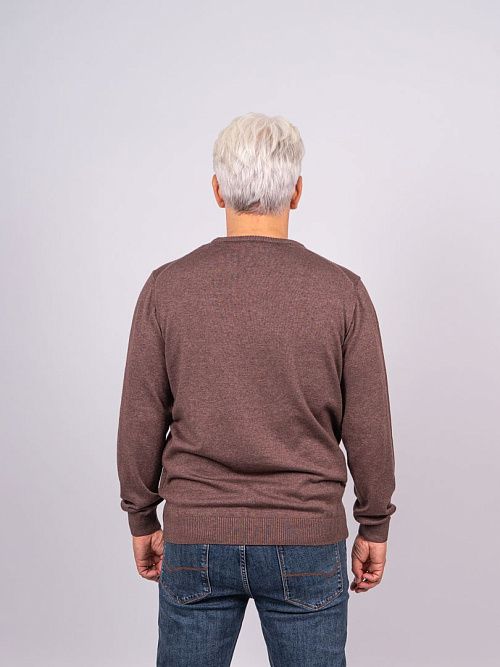 823-0608.O019.Y001.L.C0291 Джемпер мужской коричневый LUXOR 