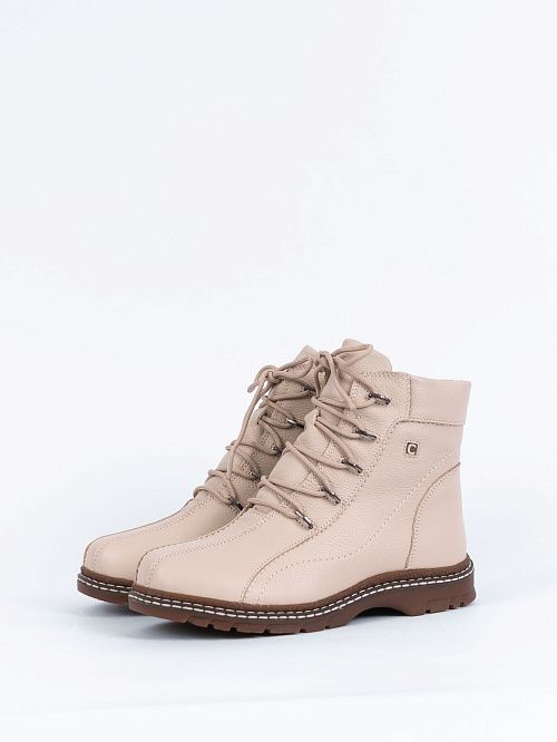 RD882082(L) beige Ботинки женские молочный Covani 