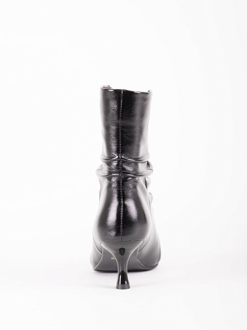 JA206-M320-TP350 Полусапоги женские натуральная кожа черный 365 