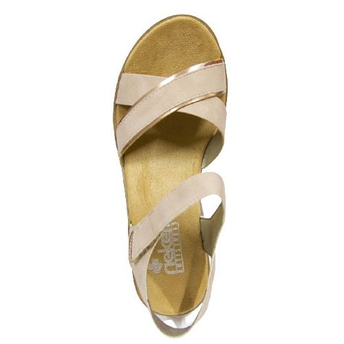 V38G9/31 Босоножки женские розовый Rieker 