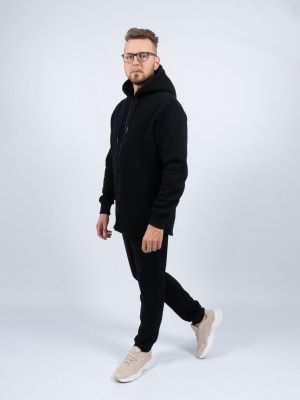 JM001 Костюм спортивный мужской черный J-MAR