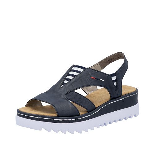 V44Y5/14 Босоножки женские синий Rieker 