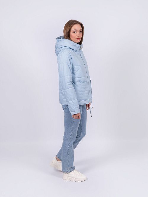 5253-485 Куртка женская голубой ICEBEAR 