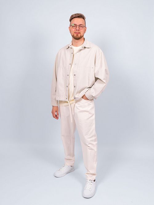 10033/AV Рубашка мужская серый QWENTINI  