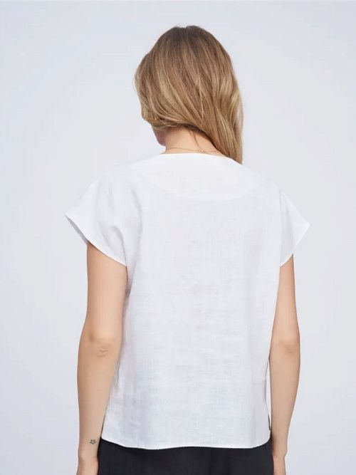 3436А-ИЛ22 Блузка женская белый ELECTRA STYLE 