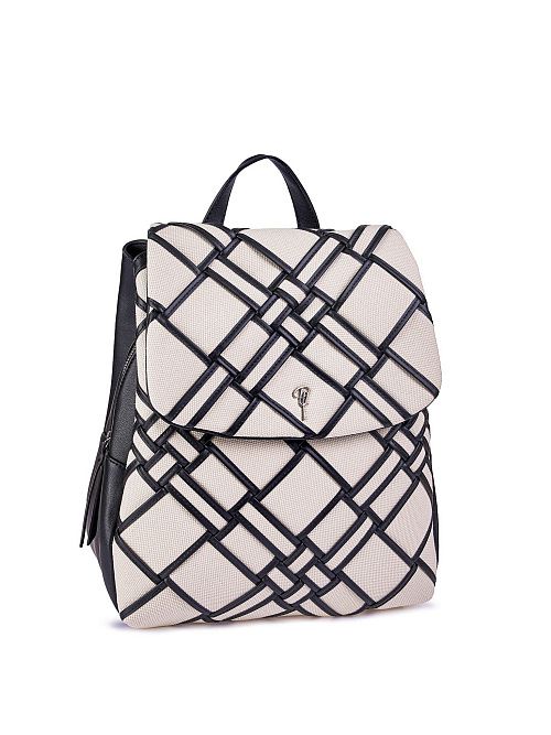 114-122-31-4 Рюкзак женский бежевый Portofiano 